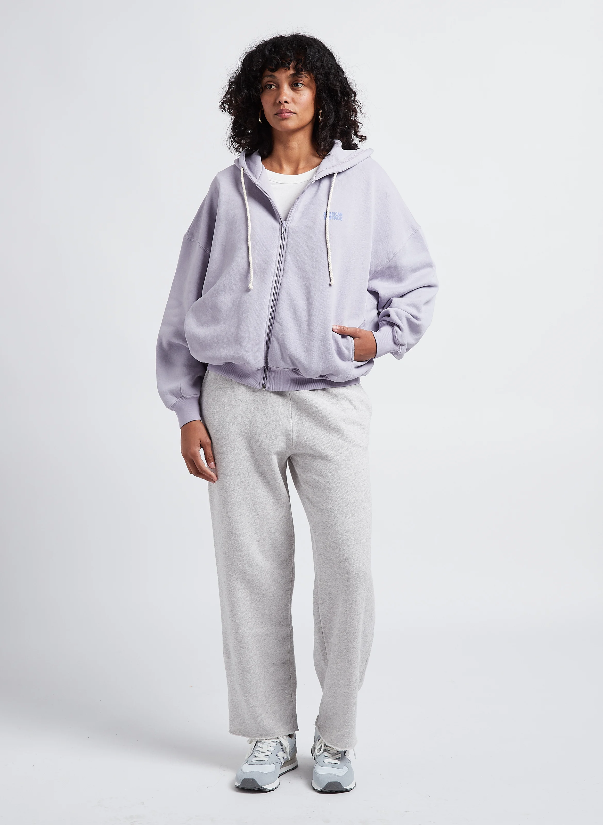 KODYTOWN - Jogging droit en coton | Gris