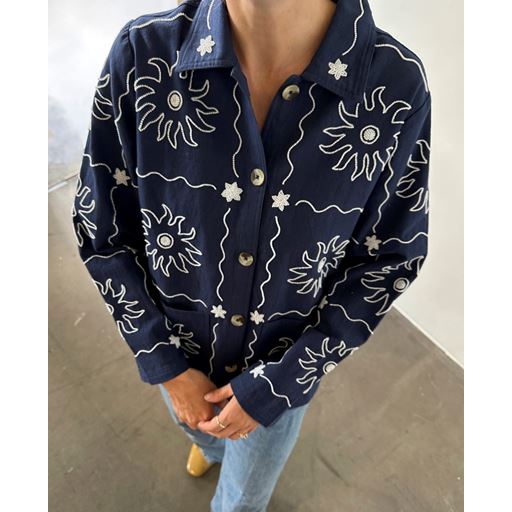 Sissel Edelbo My Jakke, Navy Sun, M/L