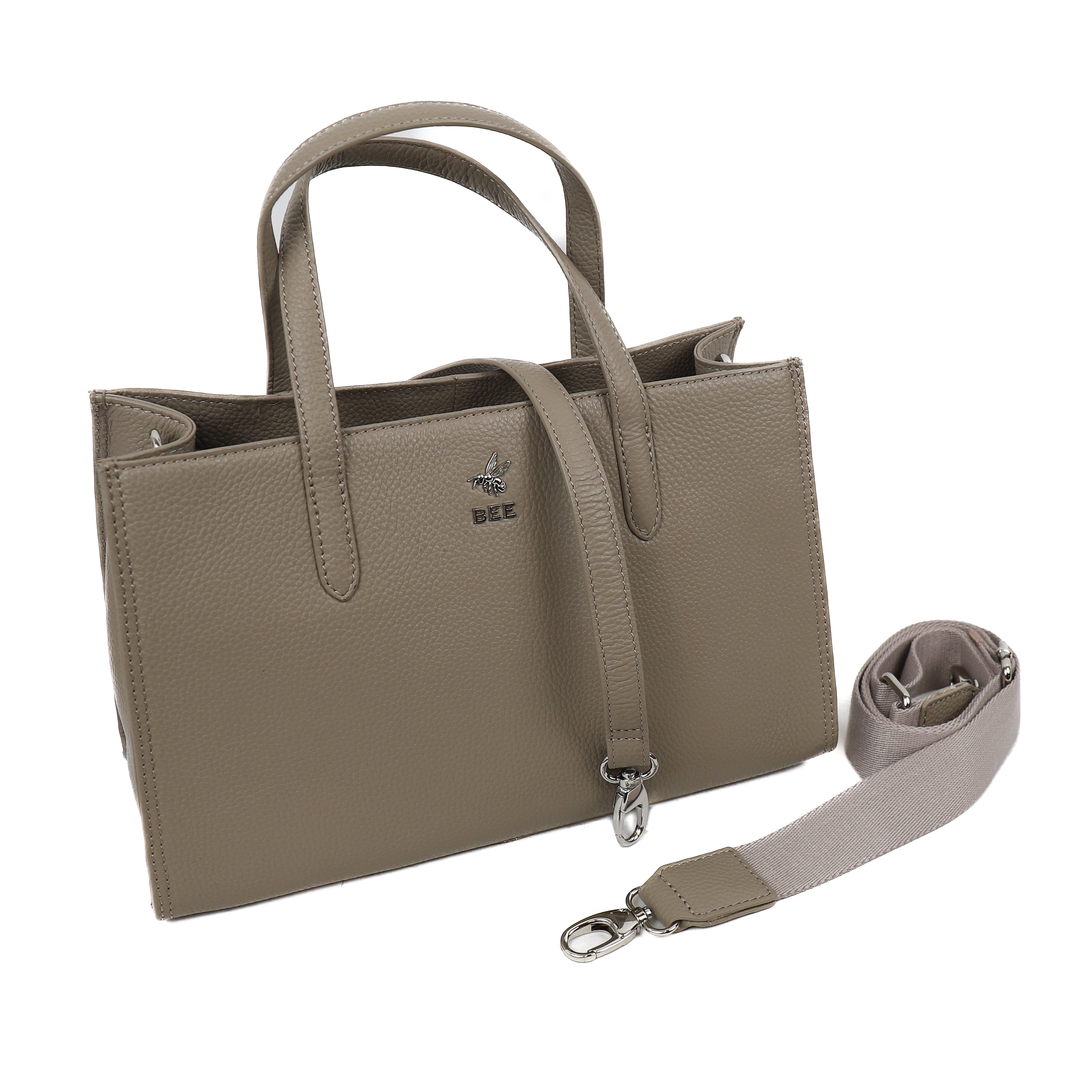 Hand-/schoudertasje 'Emily' Silver Mink Silver Mink