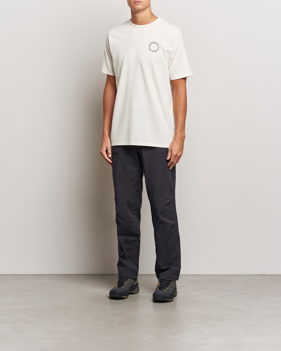 Patagonia Spoke Stencil Responsibili T-Shirt Birch White
