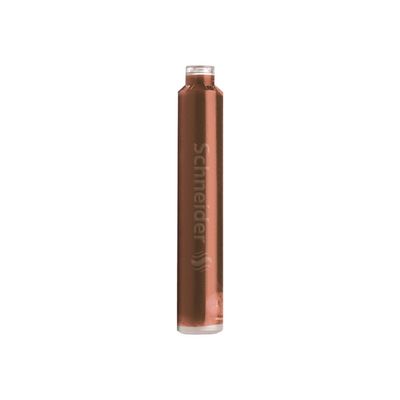 Schneider - 6 Cartouches d'encre pastel - cognac