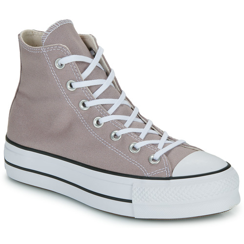 Converse - CHUCK TAYLOR ALL STAR CANVAS PLATFORM - Gris