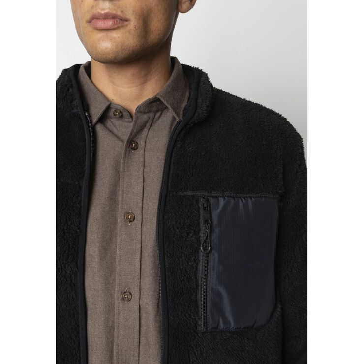 Fat Moose Wood Fleece Jacket Black