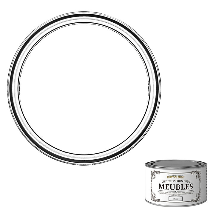 Cire de finition pour meubles Rust-Oleum blanc 400ml