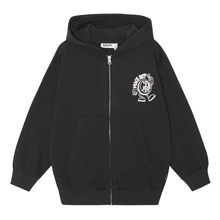 Molo Sweat Zippé Mazz | Noir
