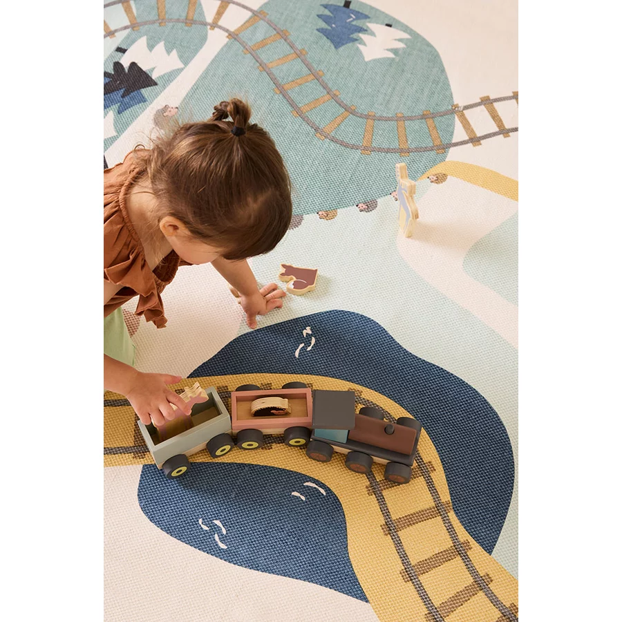 Kids Concept®  Zug mit Waldtieren Edvin