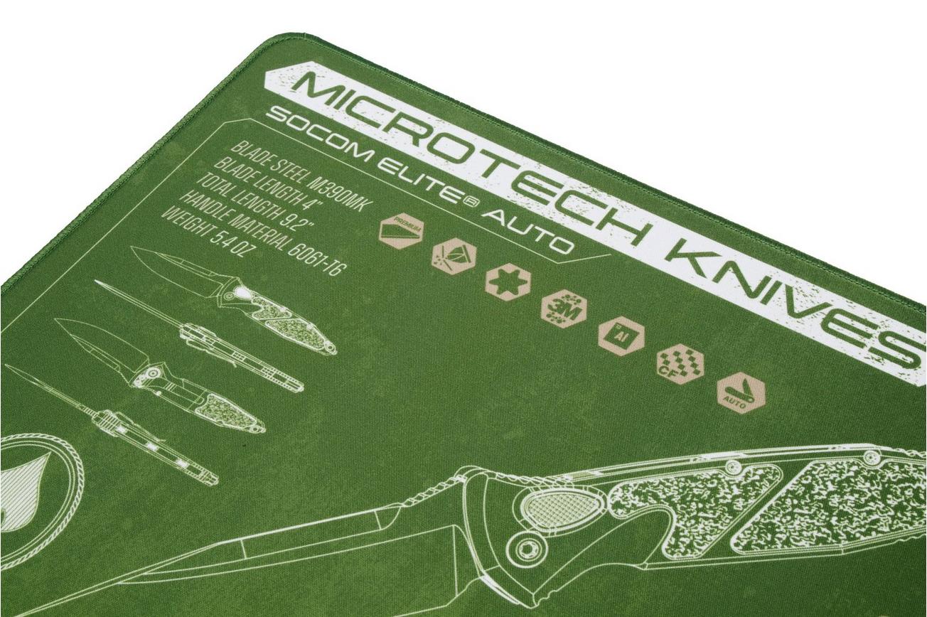 Microtech Socom Elite Auto OD Green MAT-SEA, presentatiemat