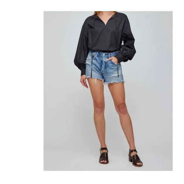 Moussy Vintage Short MV Packard | Bleu