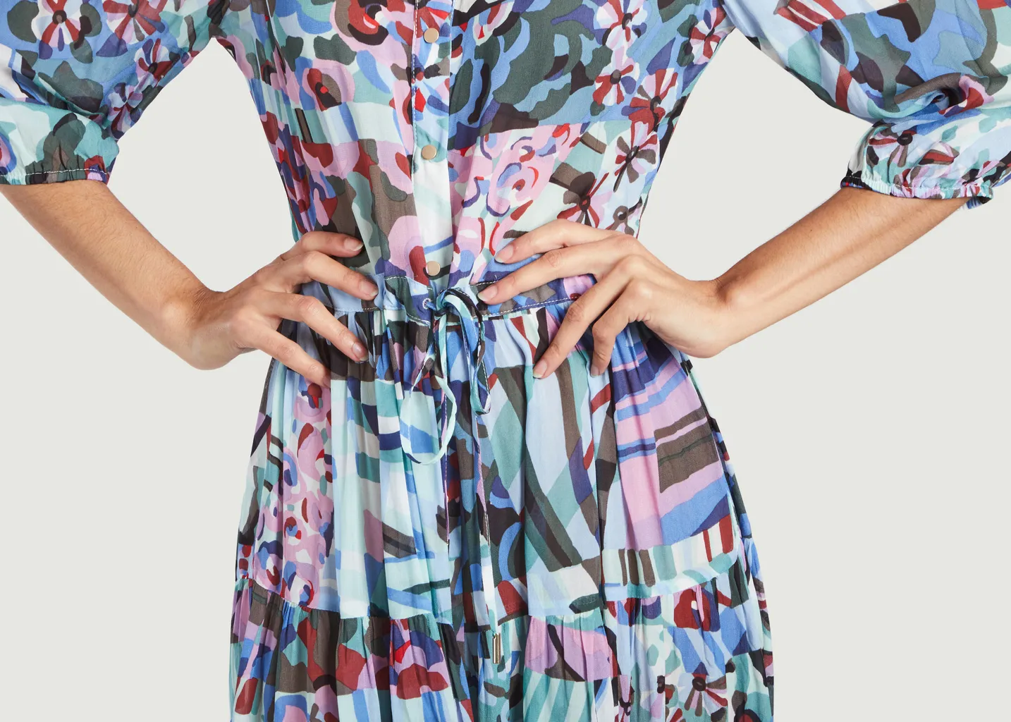 Robe longue motif fantaisie Camila Suncoo