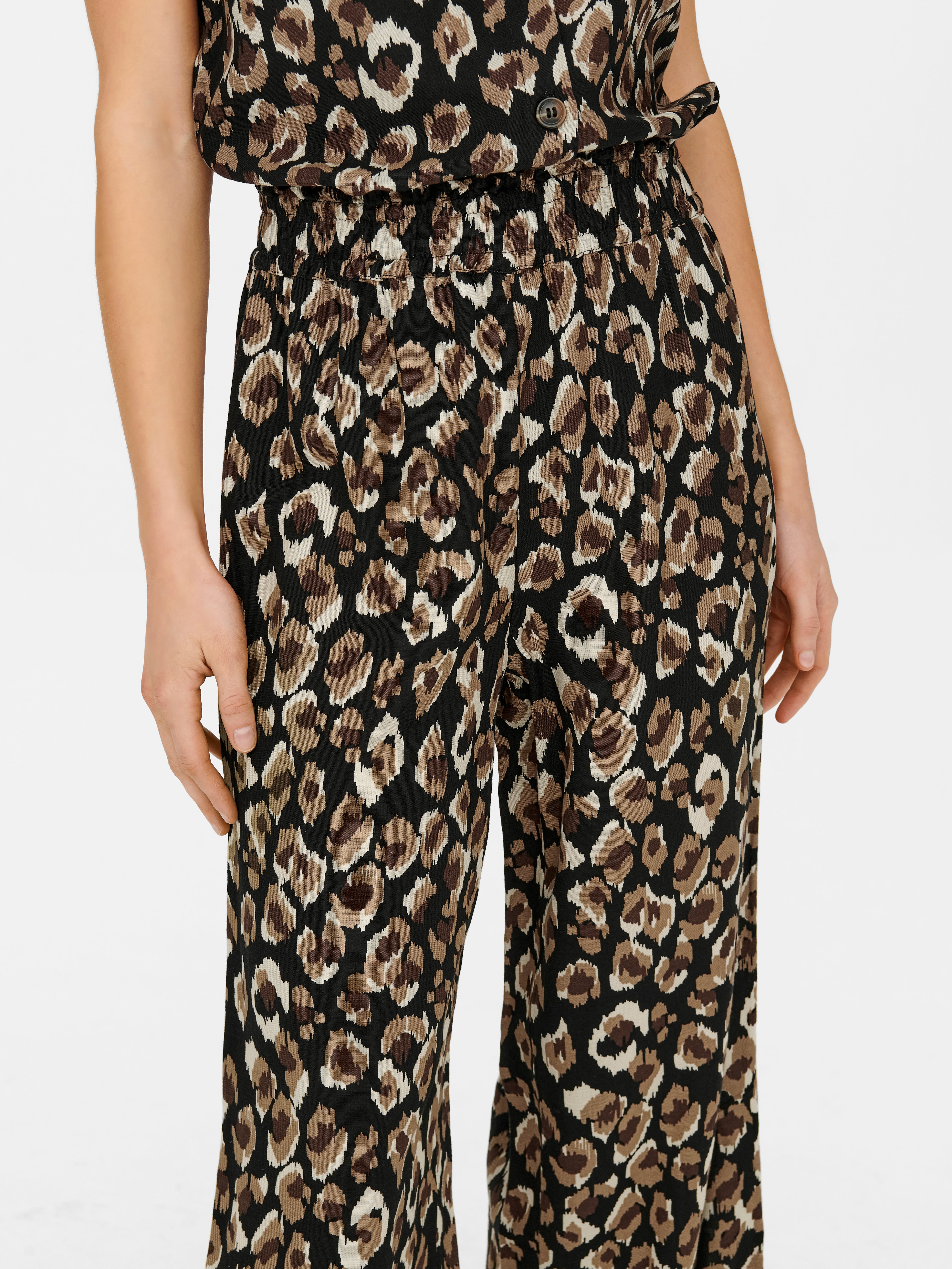 ONLBILLIE Locker geschnitten Palazzohose Phantom