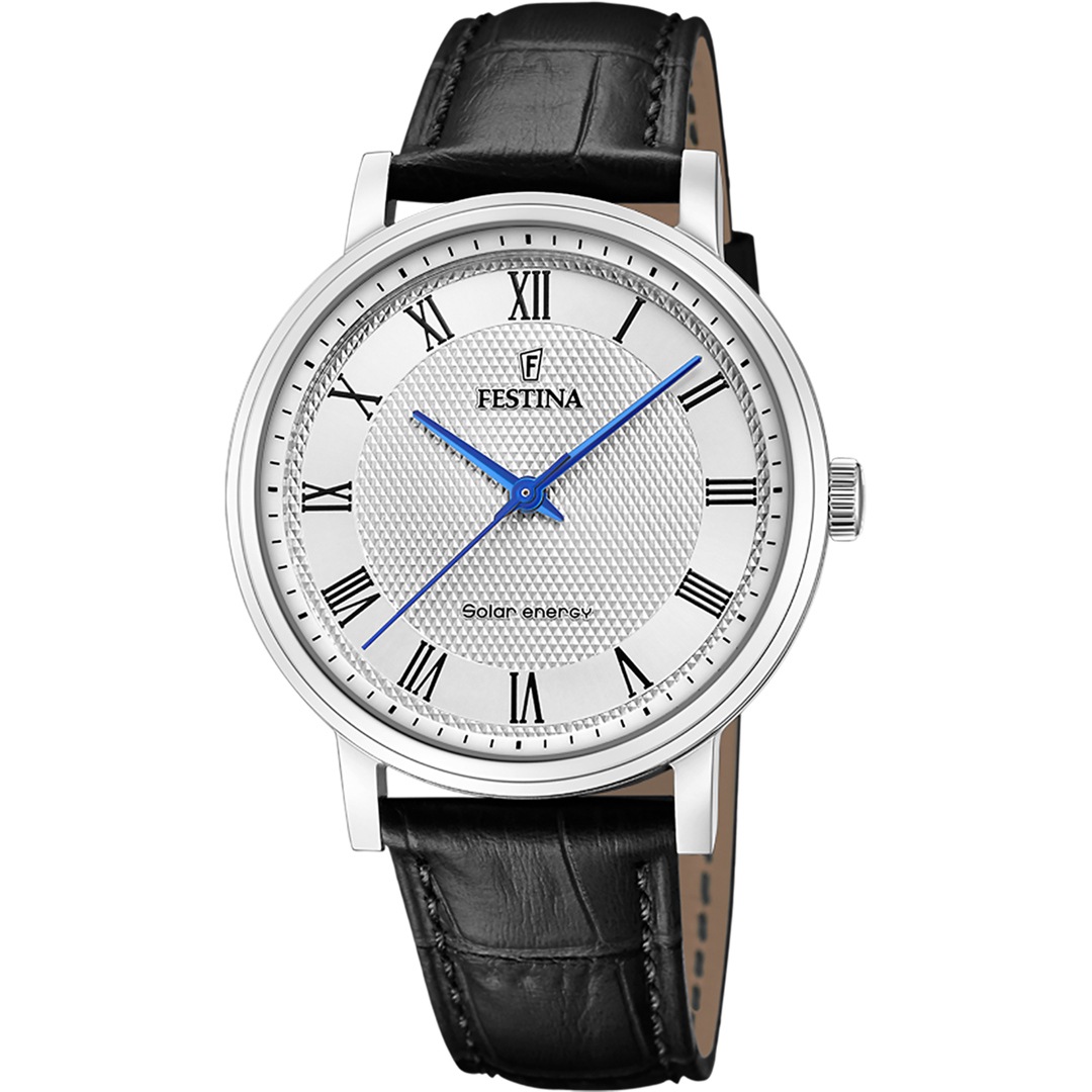 Festina Solar Energy Schwarz / Silbrig 41mm