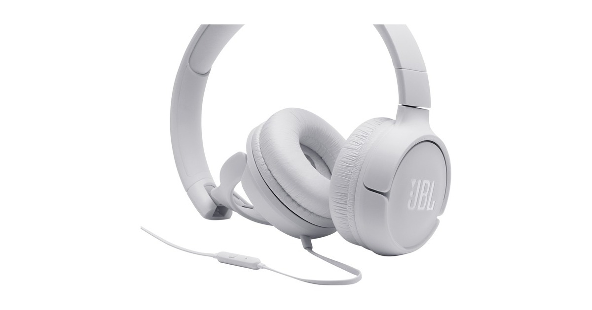 JBLTUNE 500 on-ear headset  (Wit)