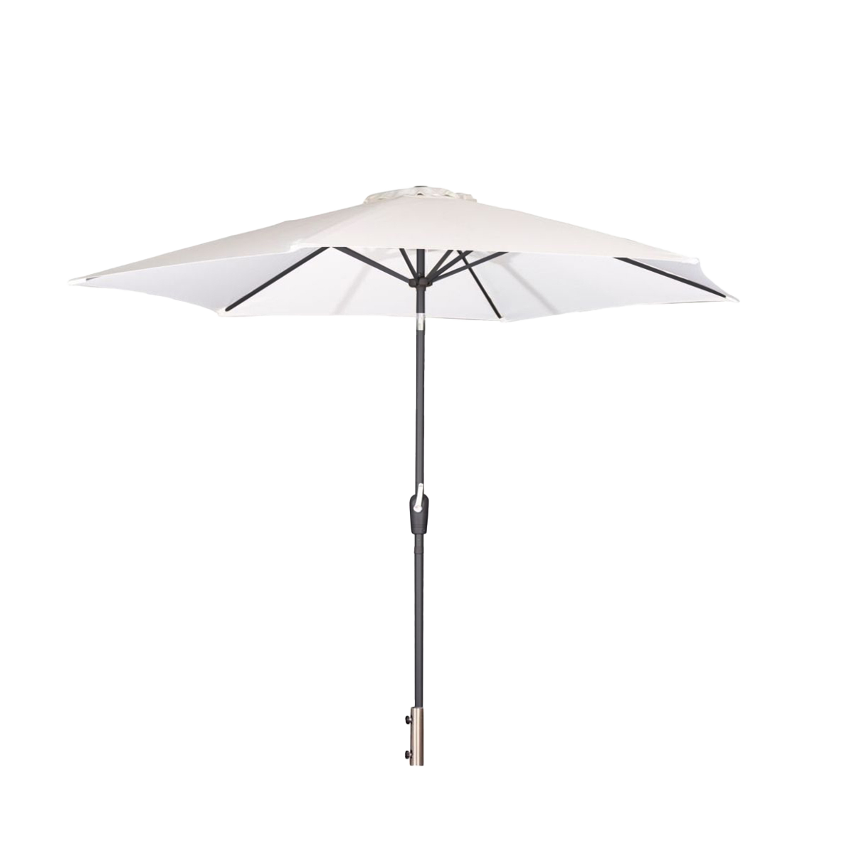 Verstelbare parasol Brandon Wit