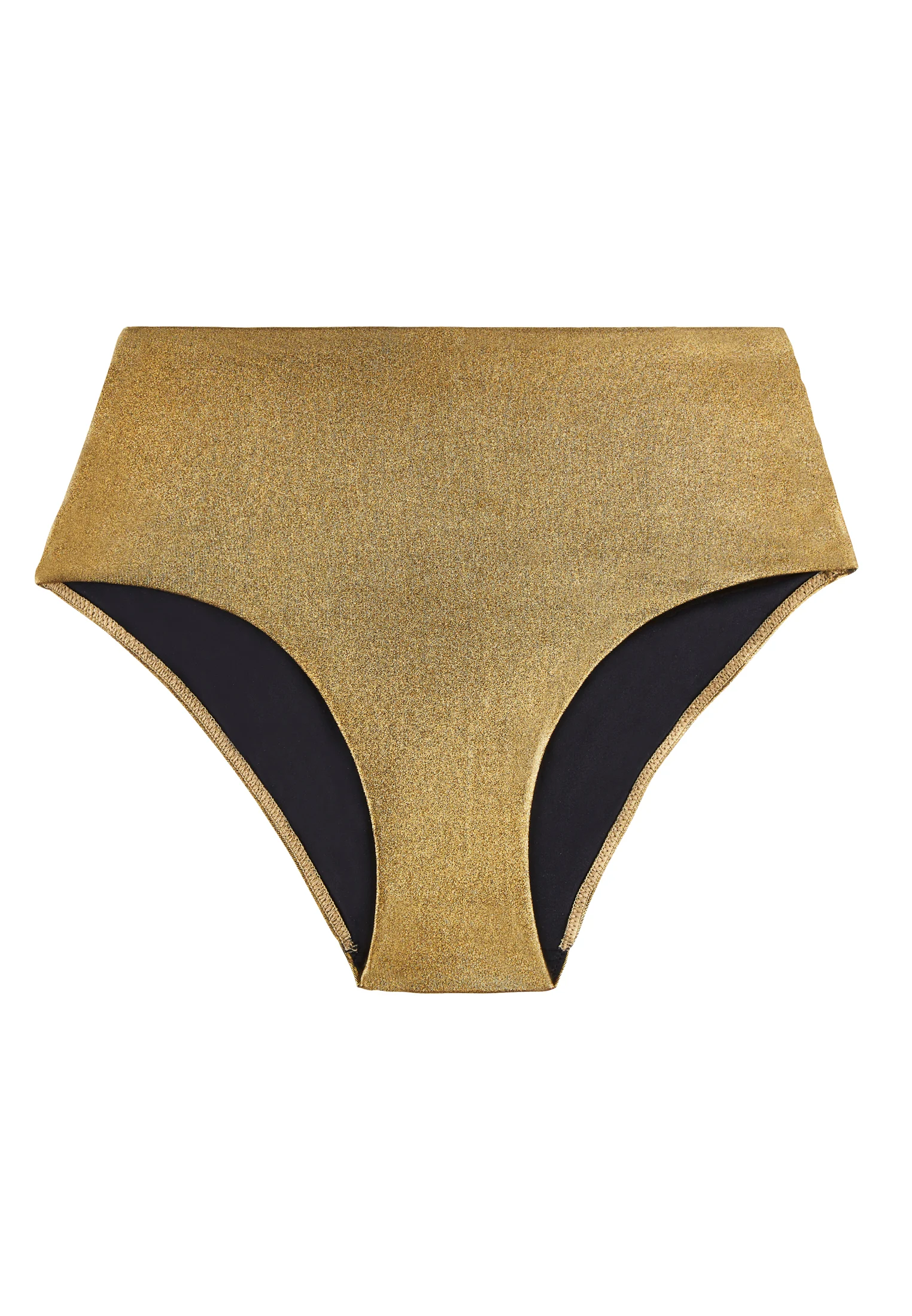 SUNLIGHT GLOW - Bas de maillot de bain culotte taille haute | Doré