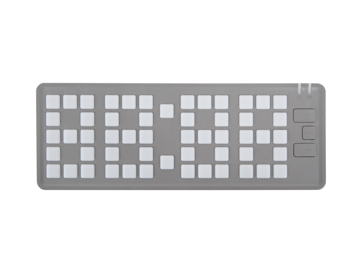 Alarm clock Keyboard LED light grey