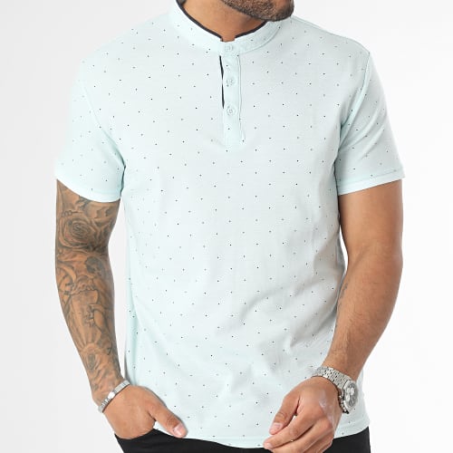 Polo Manches Courtes Turquoise