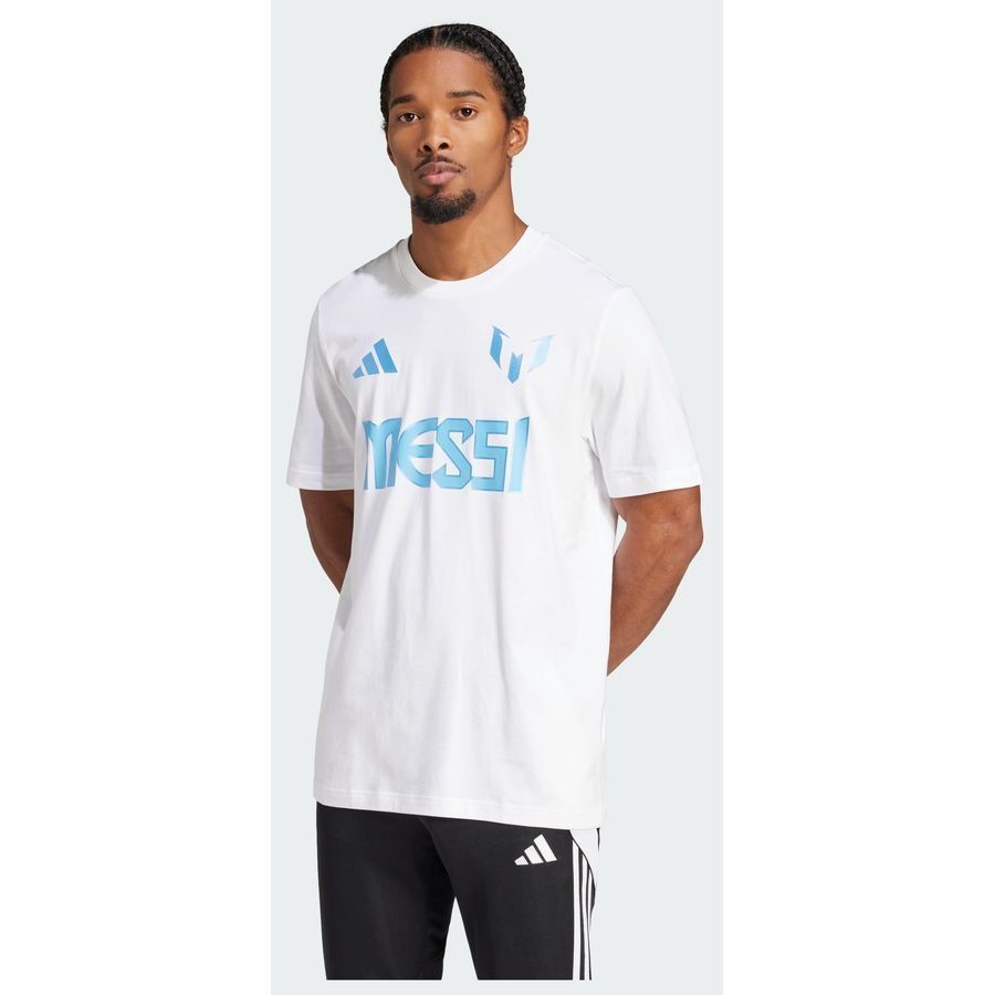 Adidas T-shirt graphisme Nom et numéro de Messi