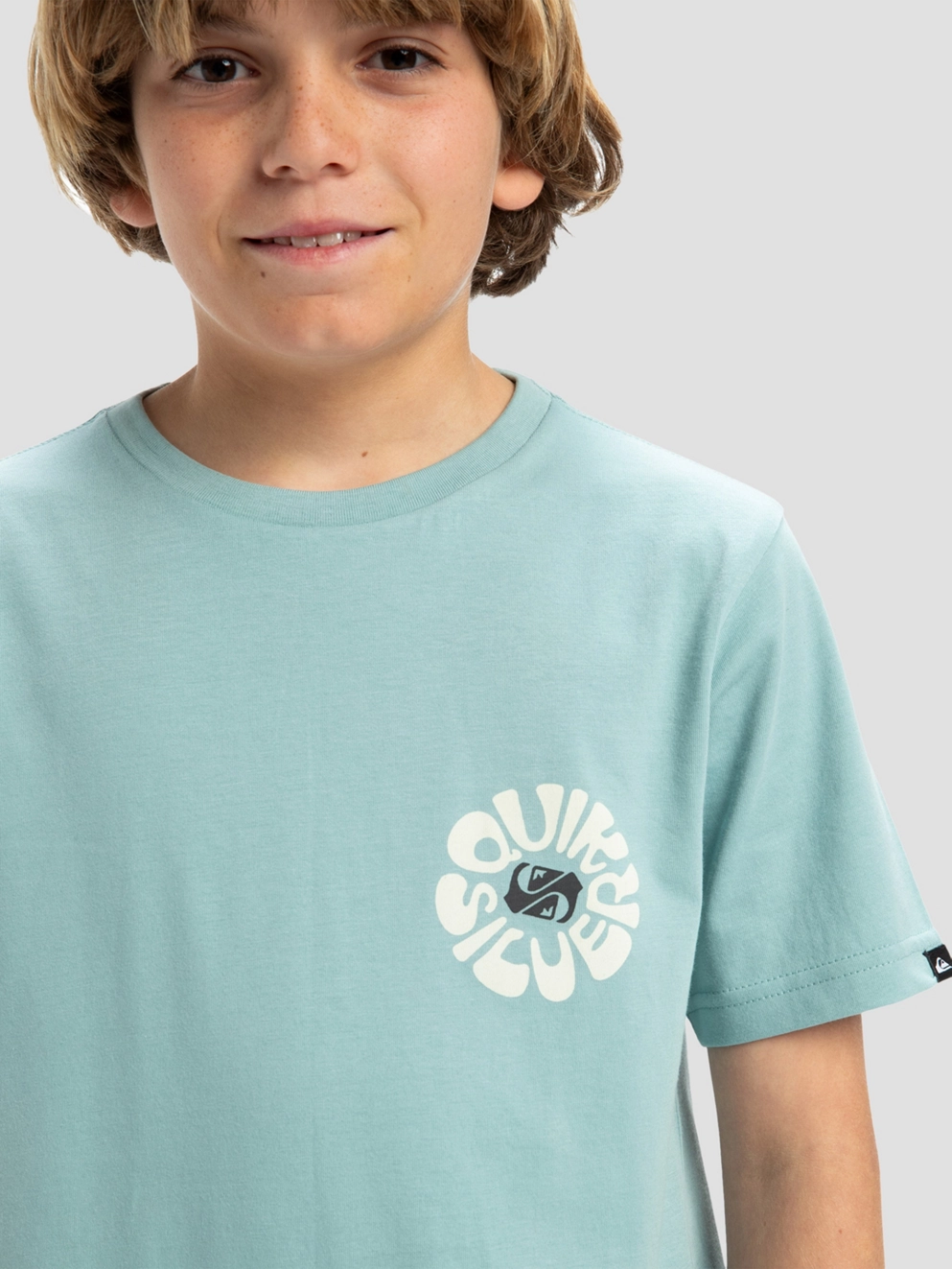 Quiksilver Evo Roads End Kids T-Shirt aquifer