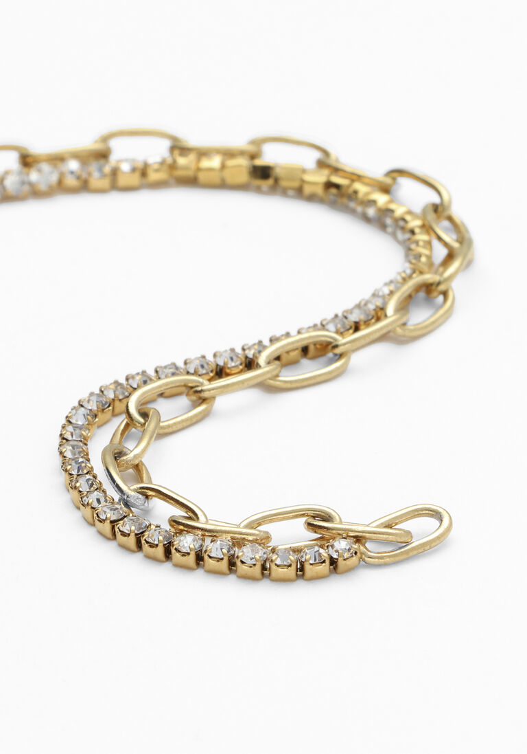 NOTRE-V gouden notre-v ketting omfw22-019
