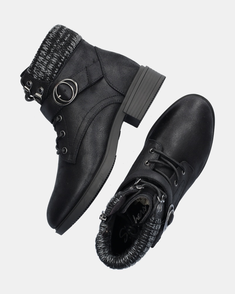 Skechers Tenley Rits- & gesloten boots  - zwart