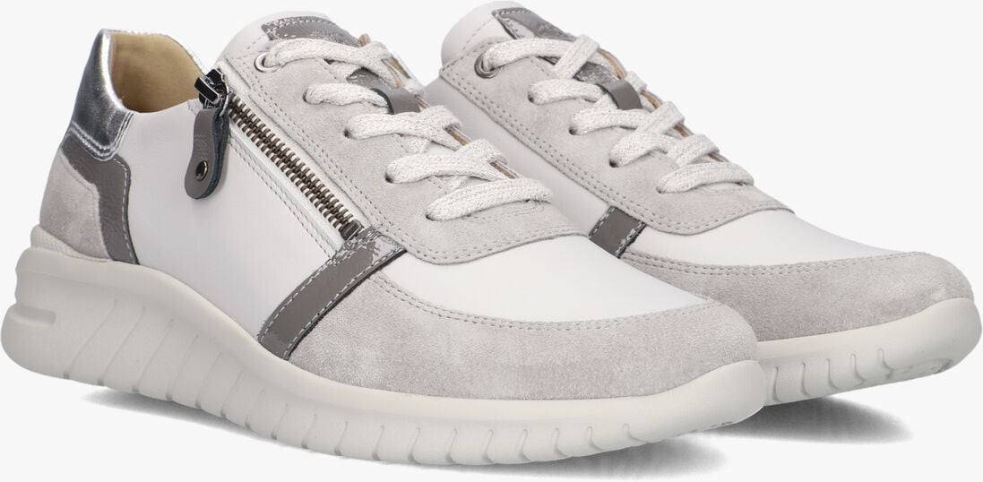grijze hartjes lage sneakers wave