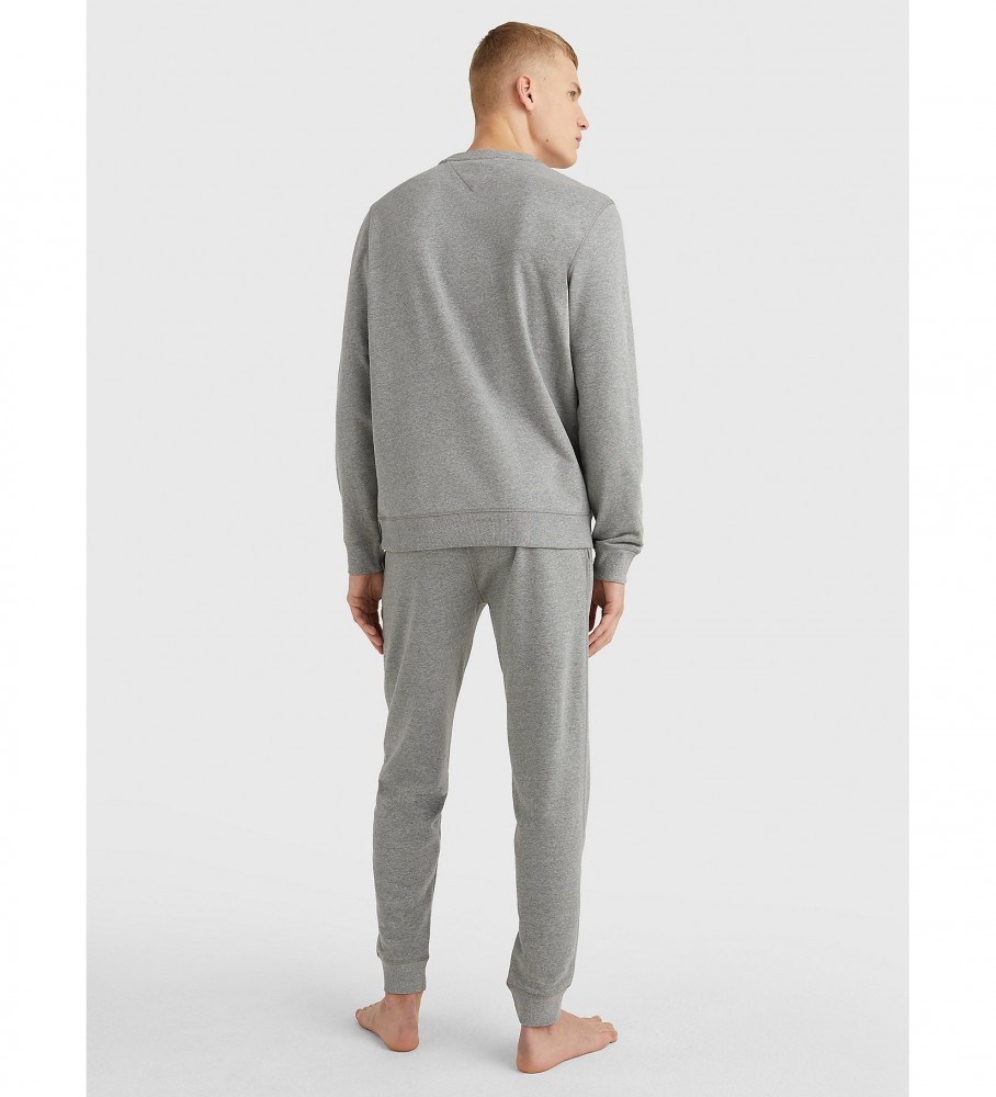 Moletom Tommy Hilfiger com gola redonda cinza