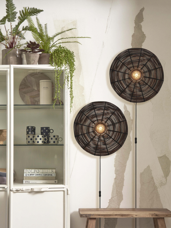 Good&Mojo Tanami wandlamp medium naturel