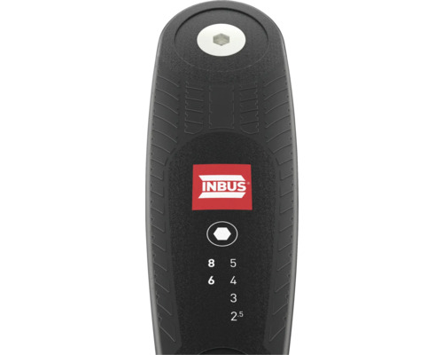 INBUS® 70136 Vouwhouder 6-delig, 2,5–8 mm, met HybridTouch — Gemaakt in Duitsland