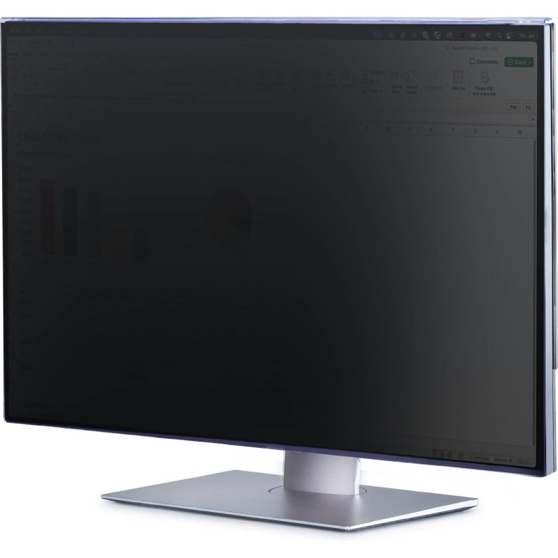StarTech.com Filtre de Confidentialité pour Ordinateur 32 pouces 16:9, Filtre Acrylique Suspendu, Protection de Sécurité à Installation Rapide, Protecteur d'Écran, Angle de Vision +/- 30 Degrés, Brillant, TAA