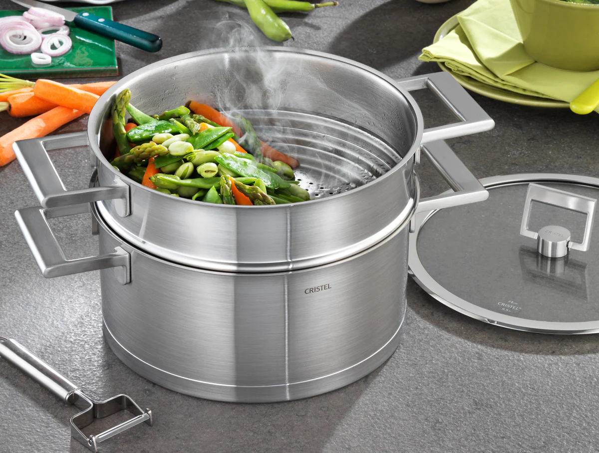 Faitout inox Strate fixe 18cm Cristel