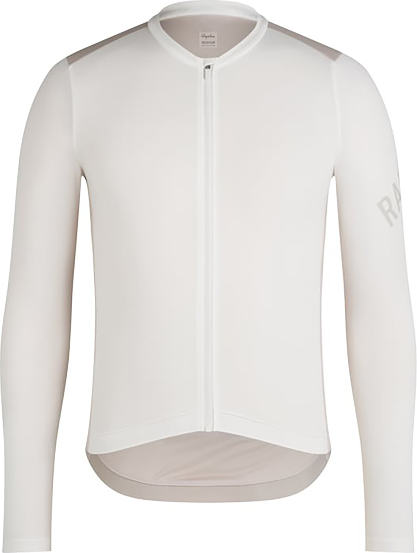Pro Team Long Sleeve Lightweight Jersey Herre White Alyssum/Silver Gray