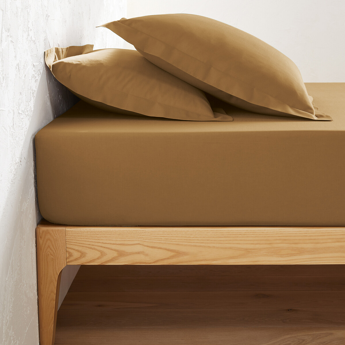 LA REDOUTE INTERIEURS<br>Lençol de algodão com elástico, dobrável, 25 cm, Scenario