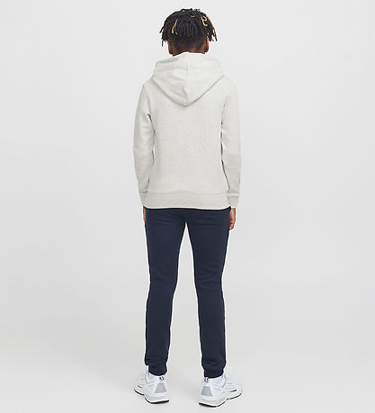 Jack & Jones Kapuzenpullover - JjBeau - Weiß Meliert