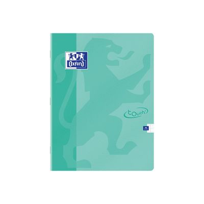 Oxford Touch - Cahier 24 x 32 cm - 96 pages - grands carreaux (seyès) - disponible dans différentes couleurs