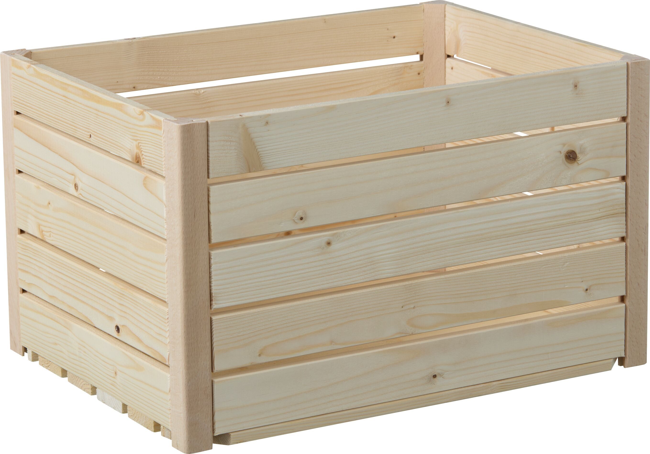 ZOLLHAUS Holzkiste - Natur / B: 40.0 cm x T: 30.0 cm x H: 24.0 cm