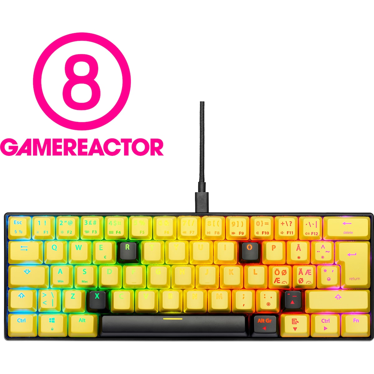 NOS C-450 Mini PRO RGB gamingtastatur (Smyle)