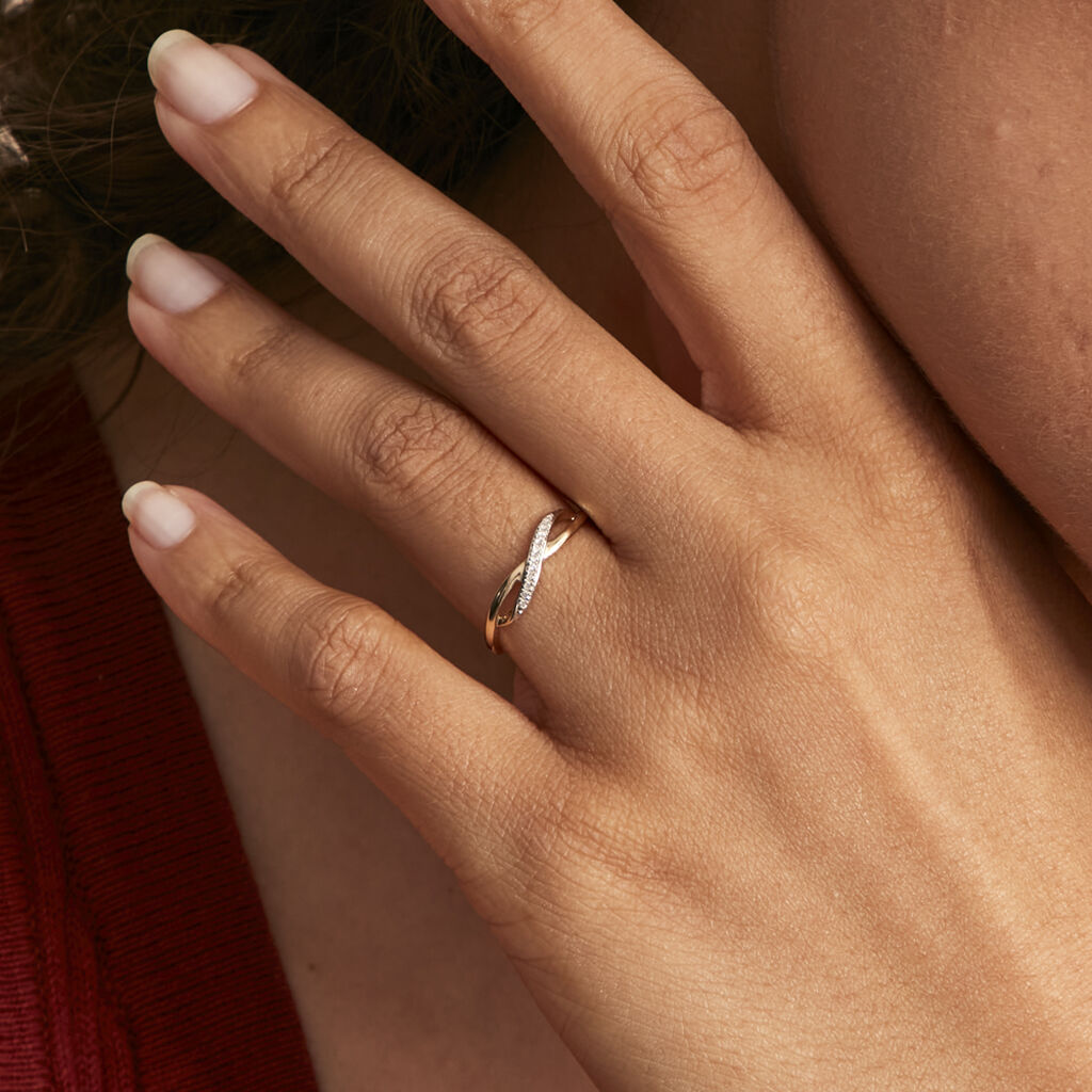 Bague Smina Or Jaune Diamant