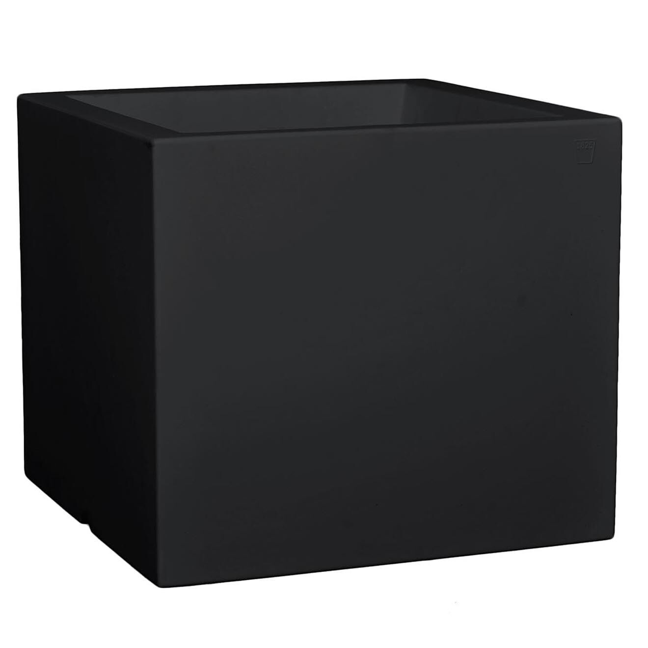 Serralunga Pot Cubotti Design par Nat Wave anthracite - 50x44x50 cm