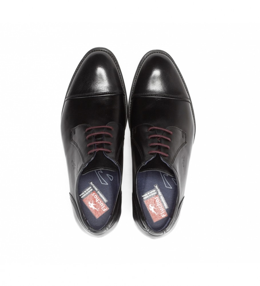 Sapatos de couro Fluchos 8412 Memo Preto