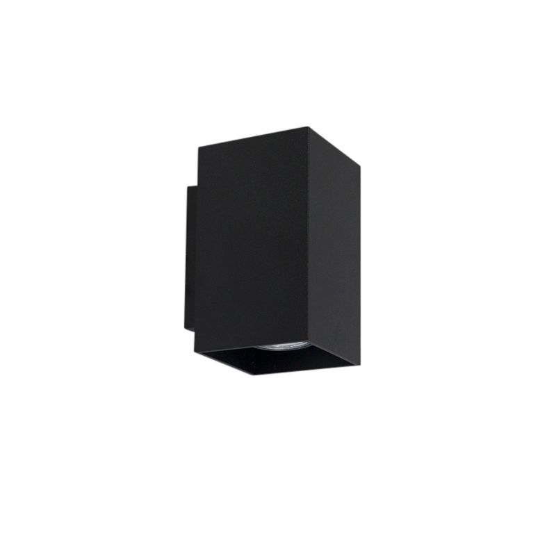 Moderne Smart wandlamp zwart incl. 2 WiFi GU10 - Sandy