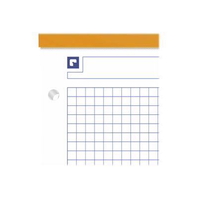 Oxford - Bloc notes - A4 + - petits carreaux - 80G