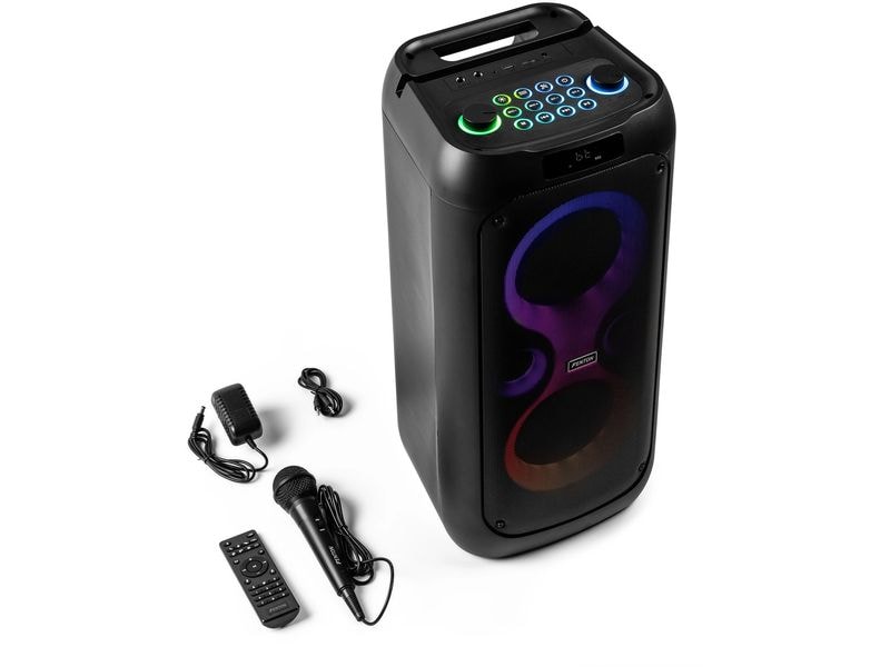 Fenton Bluetooth Speaker Core130 Schwarz Tragbarer Bluetooth-Party-Lautsprecher