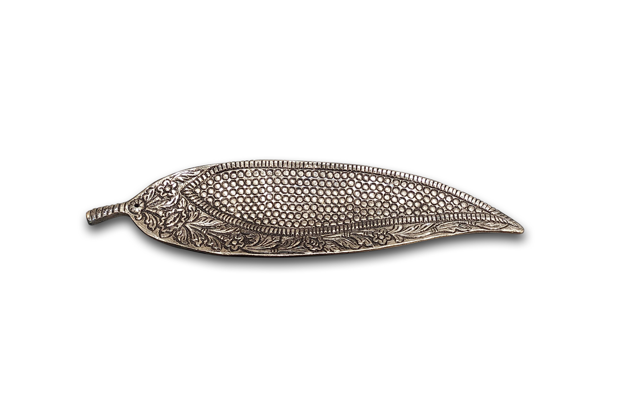 Räucherstäbchenhalter 'Blatt', silber, B 25 cm, L 4 cm günstig bestellen