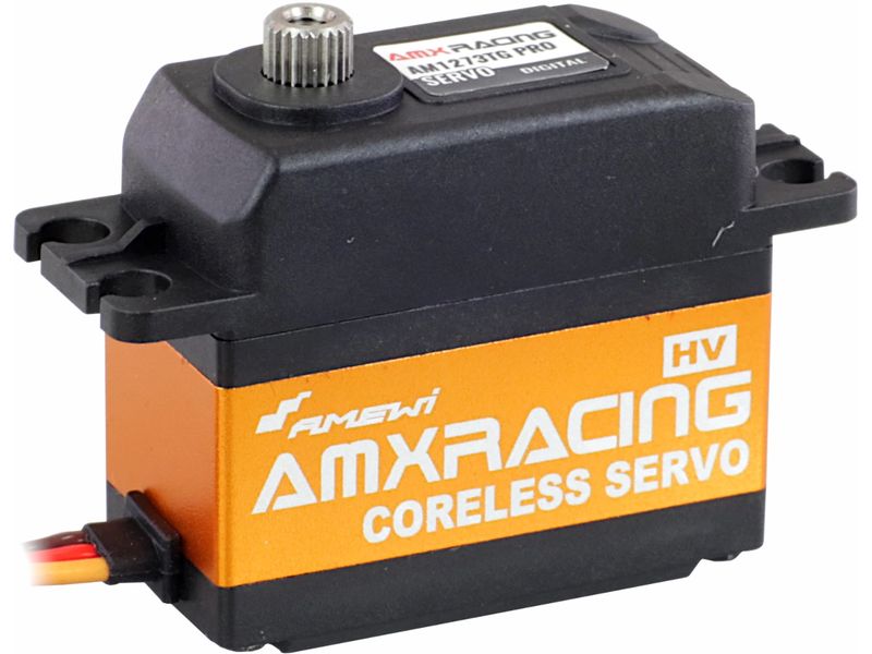 Amewi Standard Servo AM1273TG Pro 16 kg, 0.06 s, HV Softsta Digital HV Servo mit Titangetriebe und Sanftanlauf