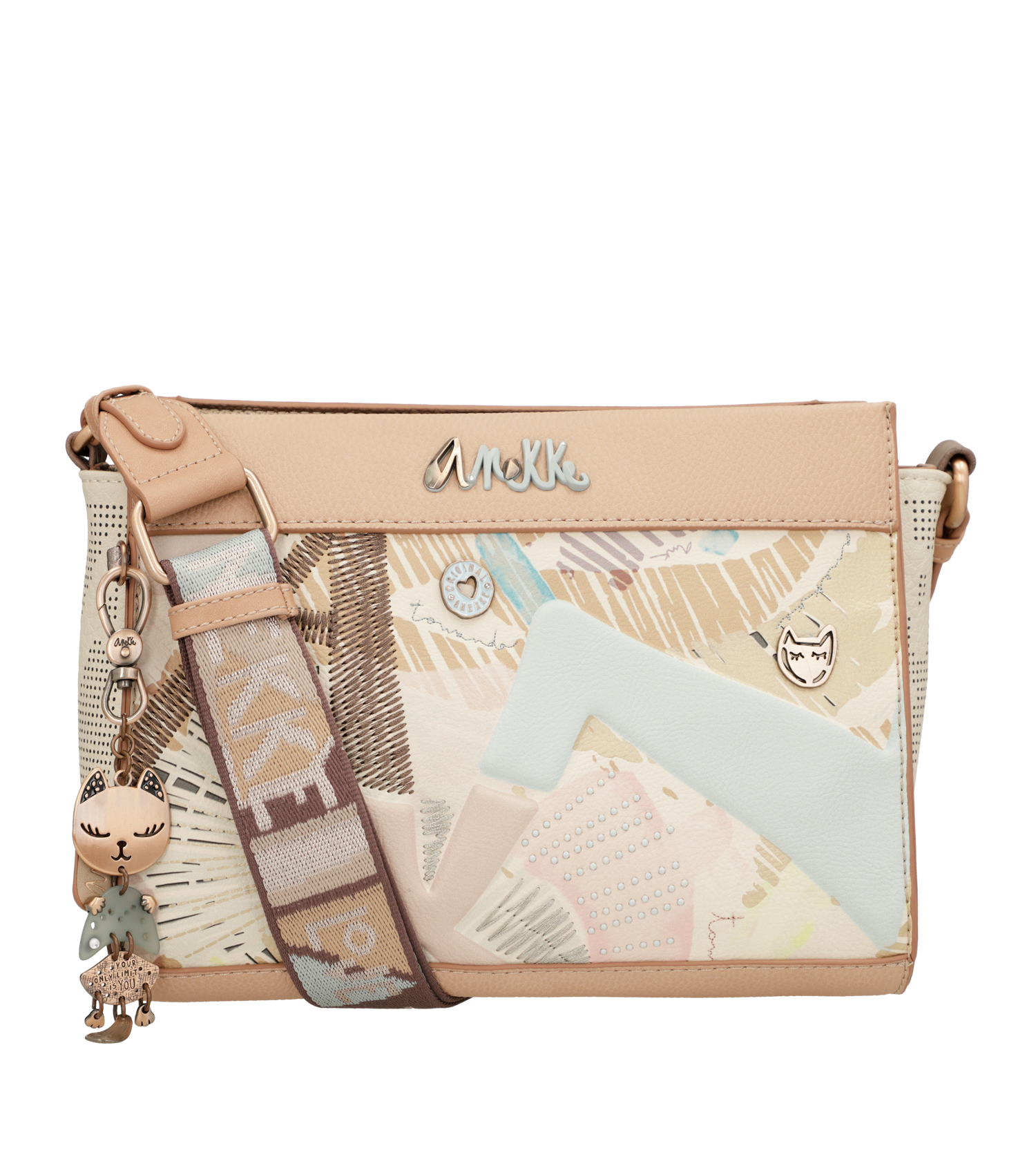 Anekke Crossbody Tasche rose beige