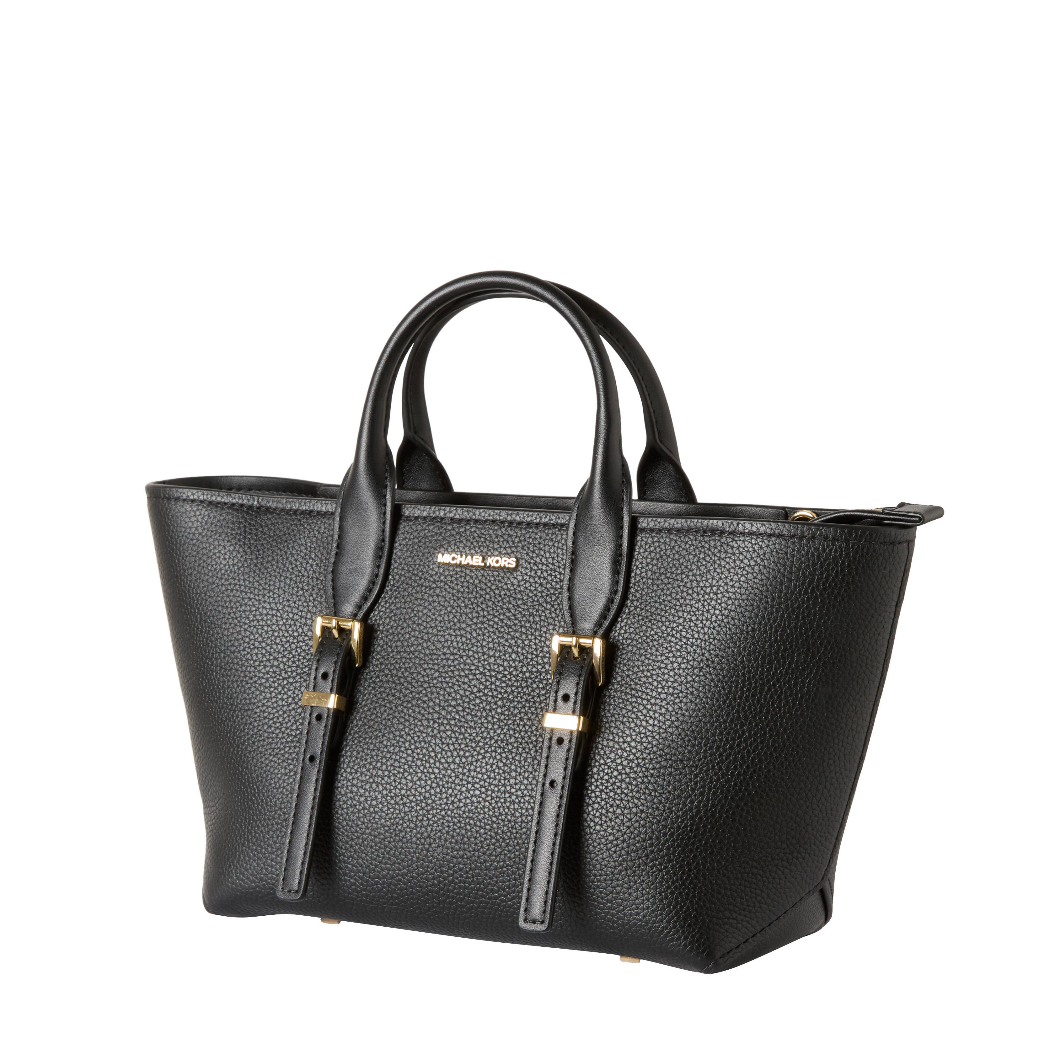 Michael Kors leren handtas Moore zwart