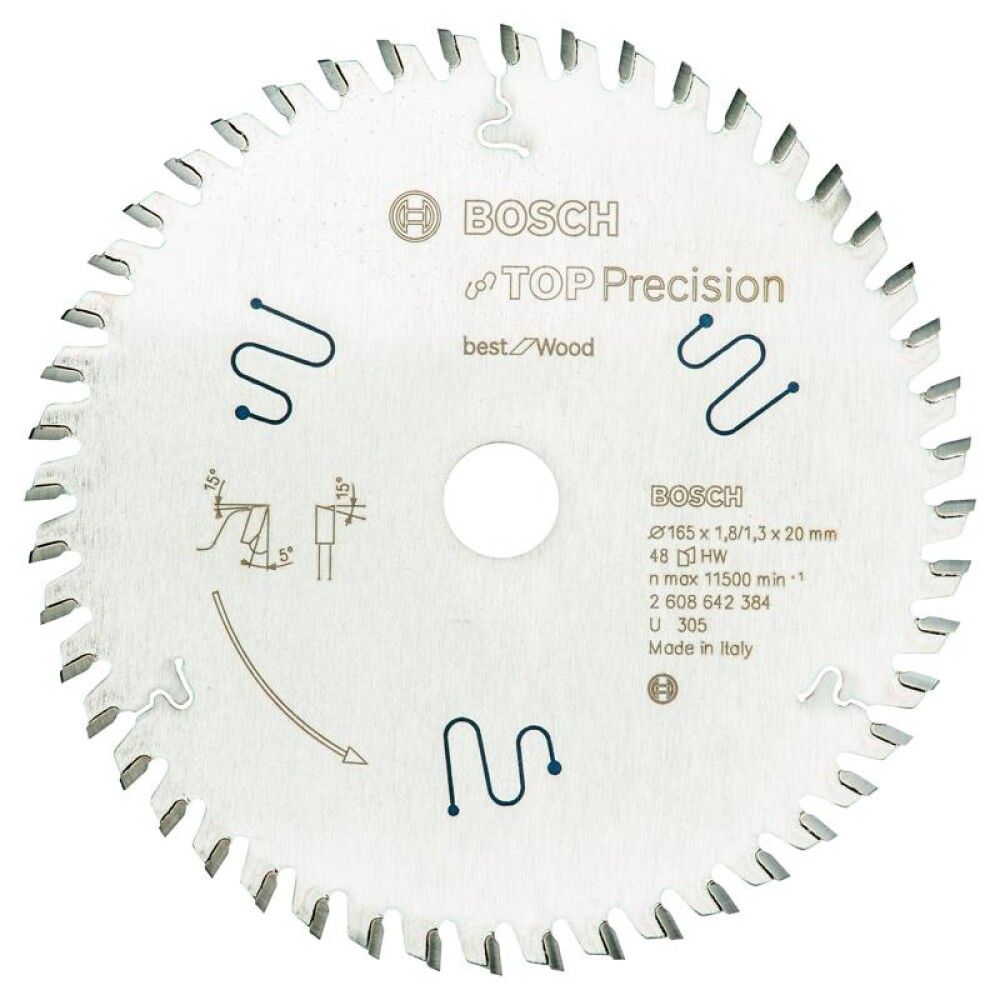 SIRKELSAGBLAD BOSCHTOPWOOD 48T 165X20MM