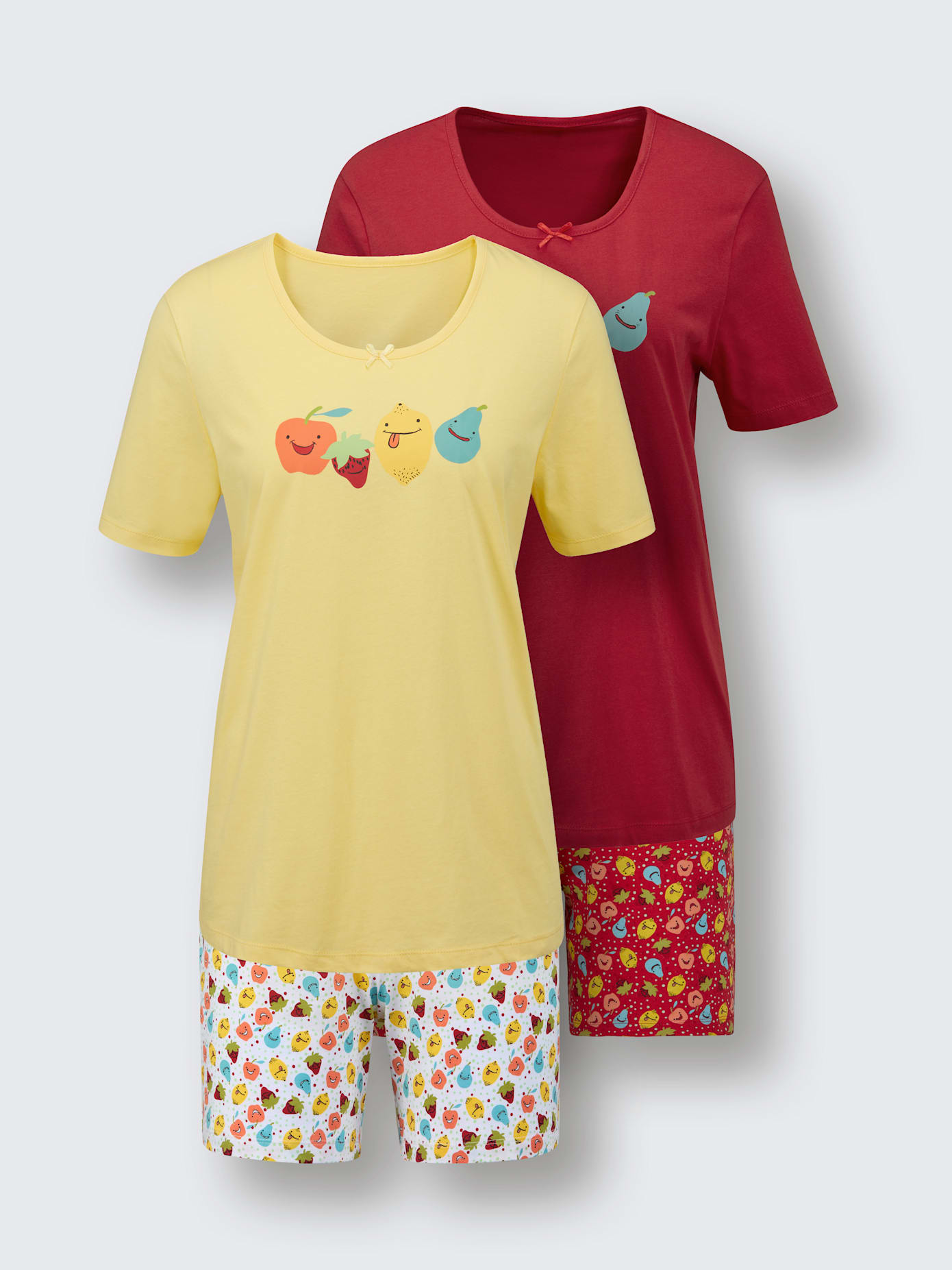 Pyjamas courts jersey fin