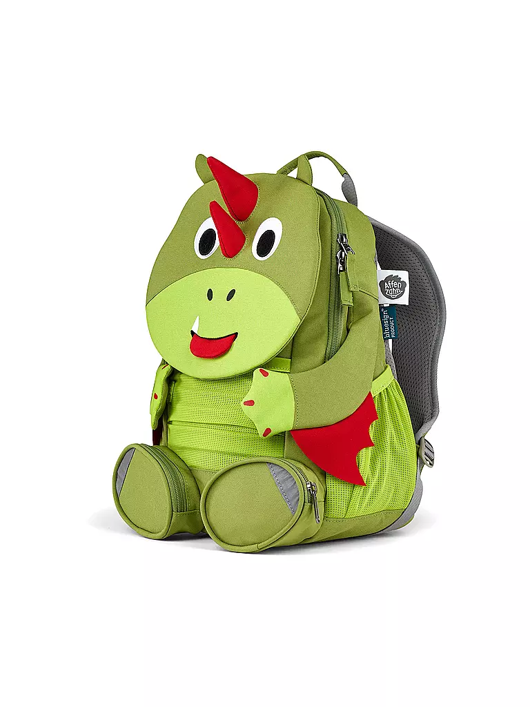 AFFENZAHN Kinder Rucksack Großer Freund - Drache  grün