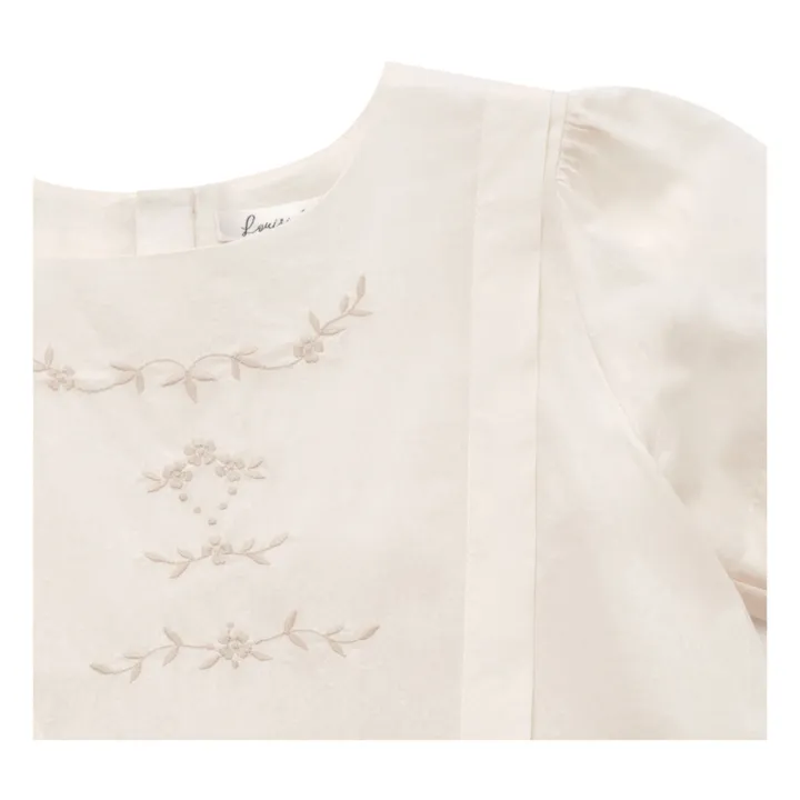 Louisiella Robe Rora Brodée | Crème